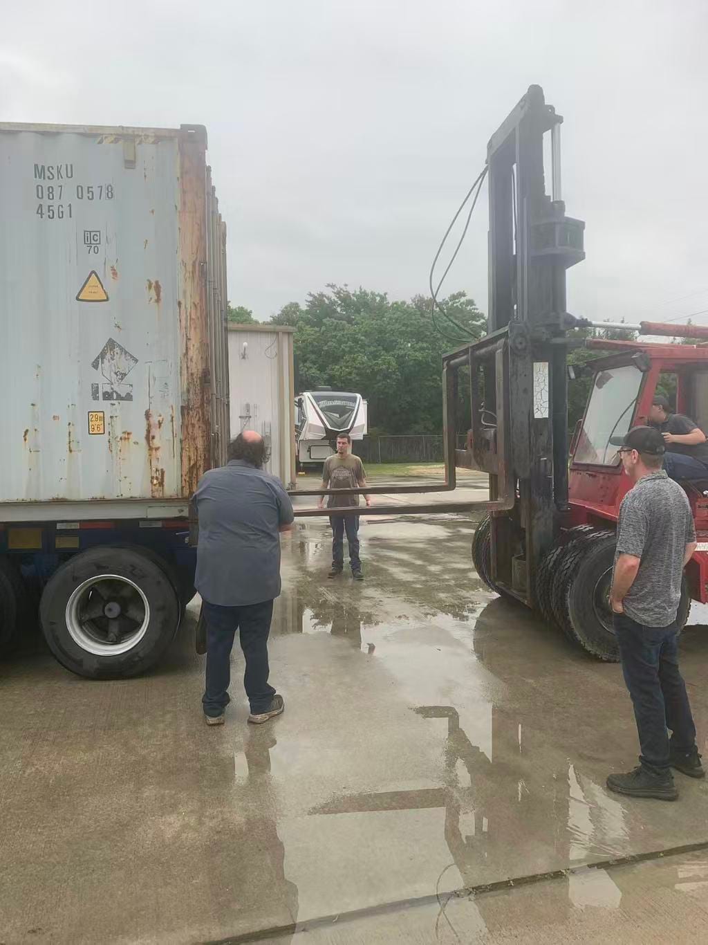 5×40HQ Steel to Houston